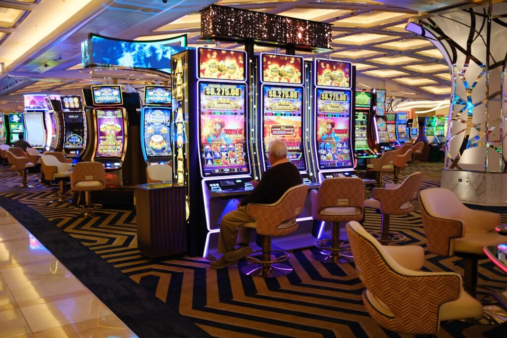 Photo gaming machines